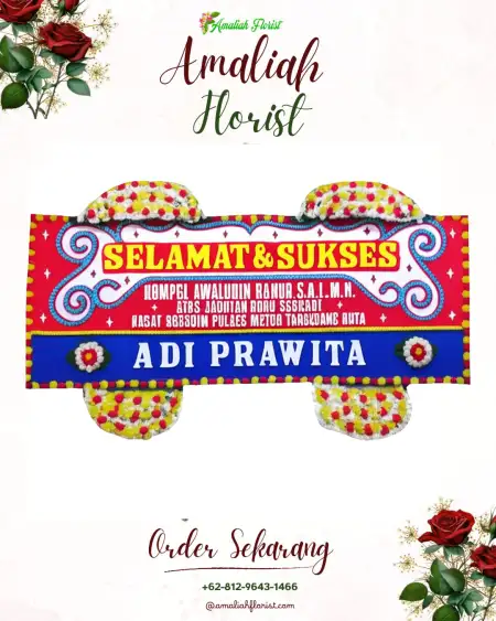 Papan Bunga Ucapan Selamat Sowan Lor